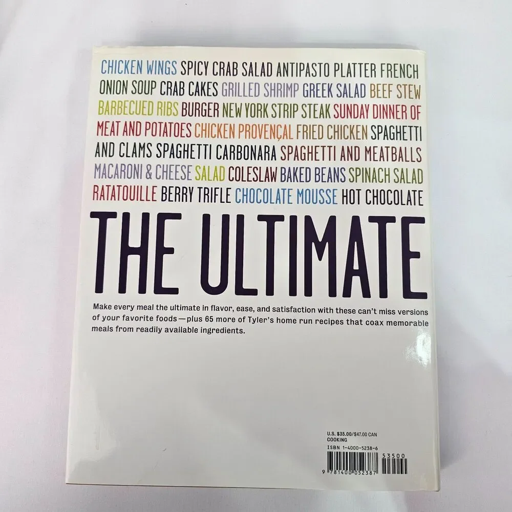 Tyler Florence Cookbook Lot Family Meal & Tyler's Ultimate Hardcover Set 2